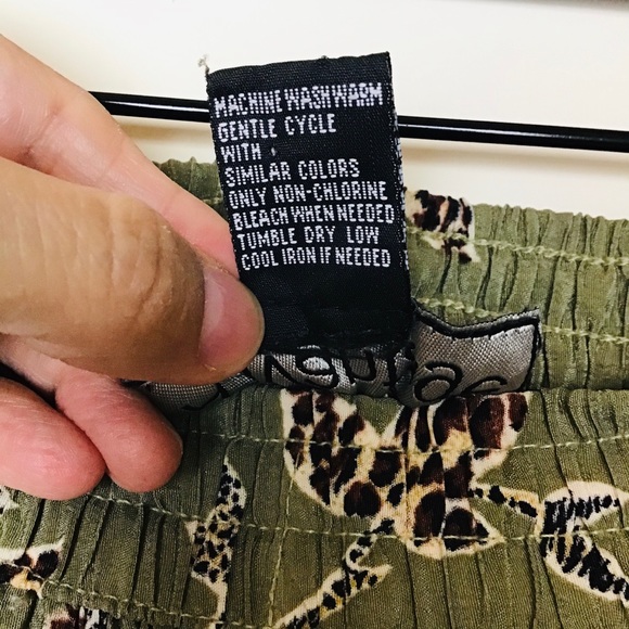 Vintage Advantage by Mary Jane Green Animal Print Maxi Skirt - Picture 9 of 9